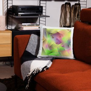 007 CUBEFACE ALL OVER PRINT BASIC PILLOW CASE 18 X 18