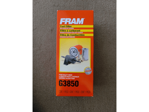 NEW - FRAM Inline Fuel Filter G3850 – Boxed
