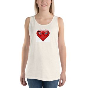 HEART UNISEX STAPLE TANK TOP