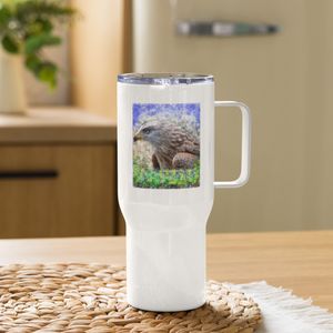 54 EAGLE TRAVEL MUG WITH HANDLE 25 OZ