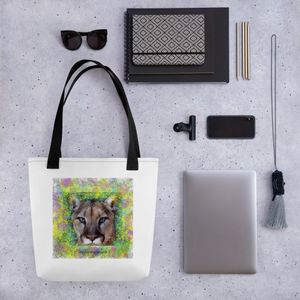 31 PUMA ALL OVER PRINT TOTE BAG 15 X 15