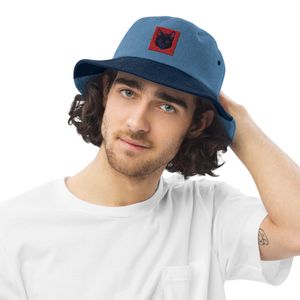 02 CAT DENIM BUCKET HAT