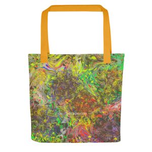 210 FACES ALL OVER PRINT TOTE BAG 15 X 15