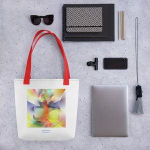 011 - CUBEFACE TOTE  BAG 15 X 15