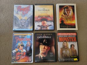 6-DVD Boxed Movie Lot – Brazil Last Emperor Green Mile Pinocchio Monster &amp; More
