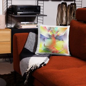 011 CUBEFACE ALL OVER PRINT BASIC PILLOW CASE 18 X 18