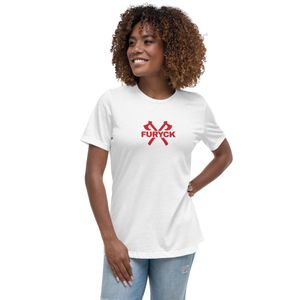 Woman&#x27;s Relaxed Tee: The Furyck Axes