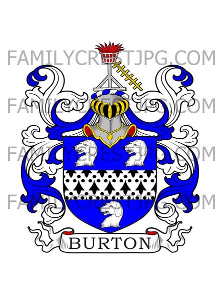 Burton Family Crest
