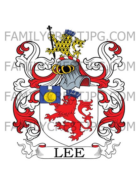 Lee Family Crest - Admiral Richard Lee