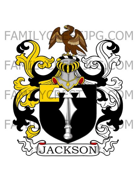 Jackson Family Crest - Oxford, England