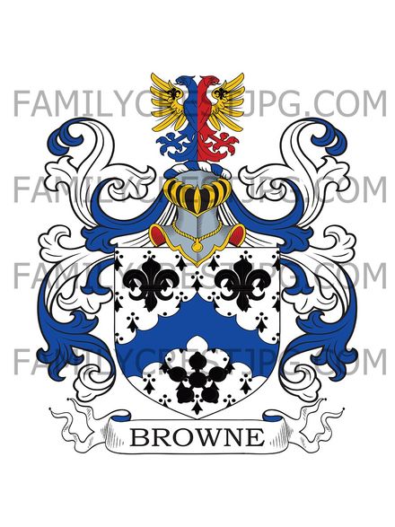 Browne Family Crest - Everton,  England