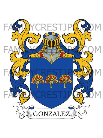 Gonzalez Family Crest