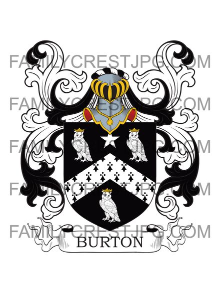 Burton Family Crest