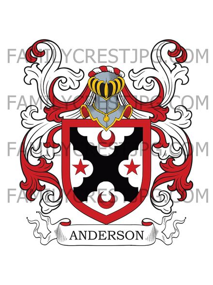 Anderson Family Crest - Perth, Scotland