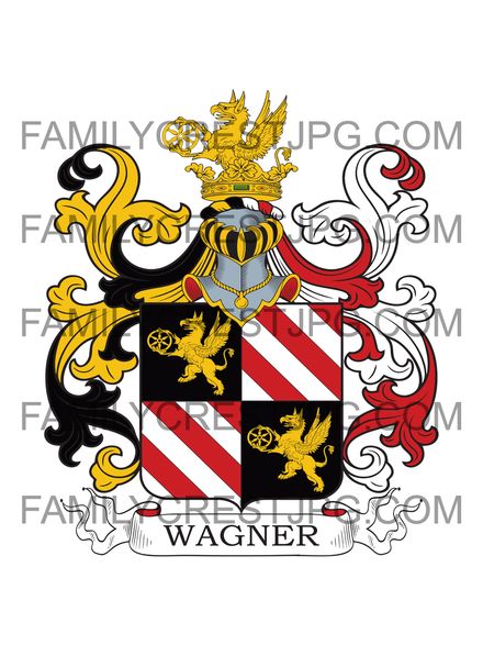 Wagner Family Crest - 1627
