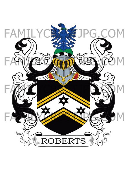 Roberts Family Crest - Kilmoney Abbey, co. Cork, Ireland