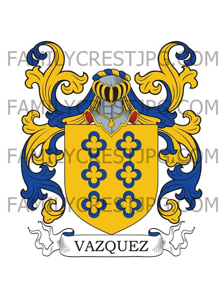 Vazquez Family Crest