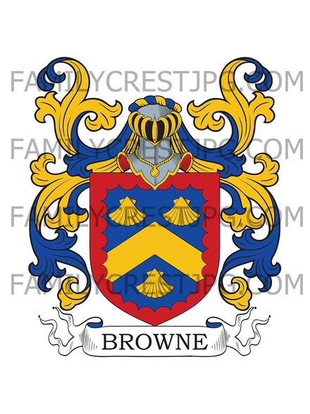 Browne Family Crest - London, England
