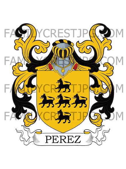 Perez Family Crest