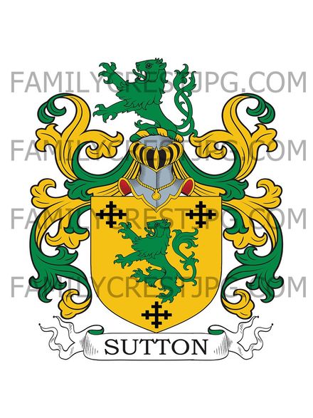 Sutton Family Crest