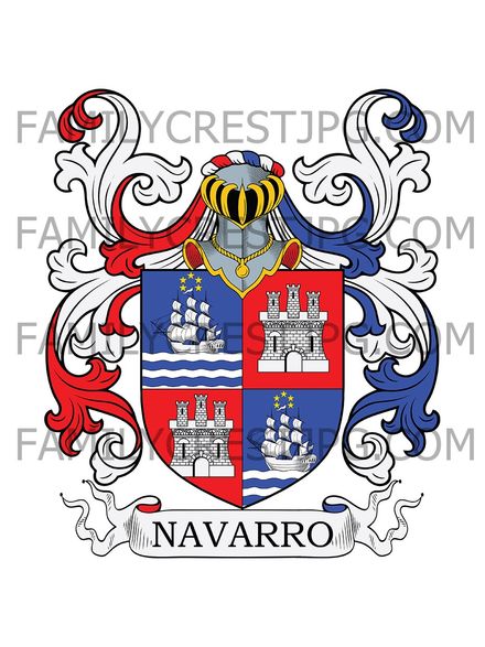 Navarro Family Crest
