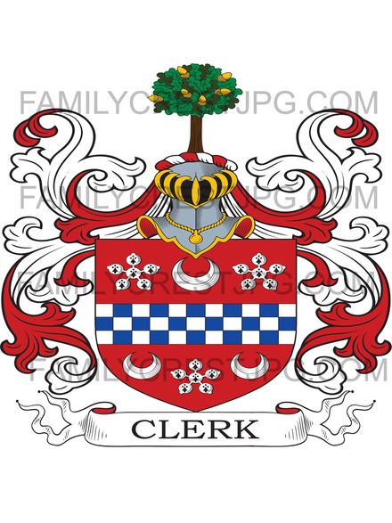Clerk Family Crest - Scotland