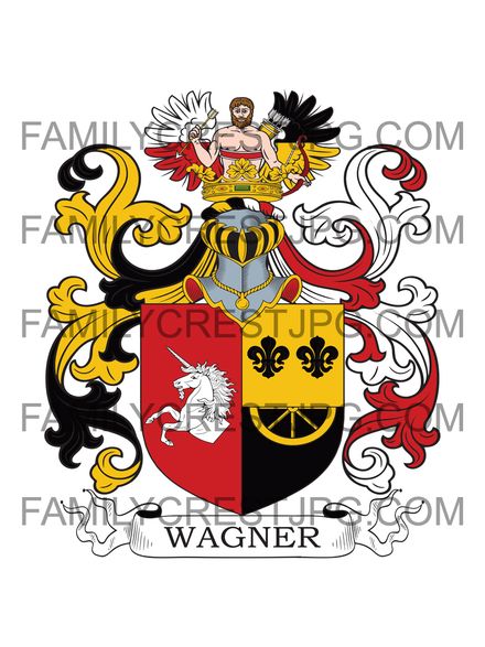 Wagner Family Crest - 1610