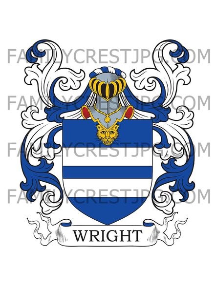 Wright Family Crest - Essex, England