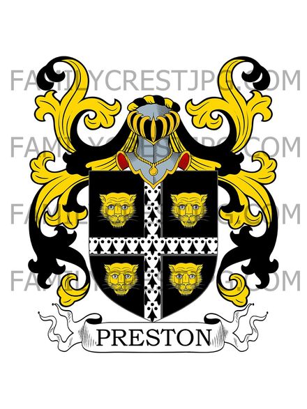 Preston Family Crest