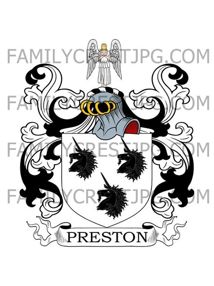 Preston Family Crest