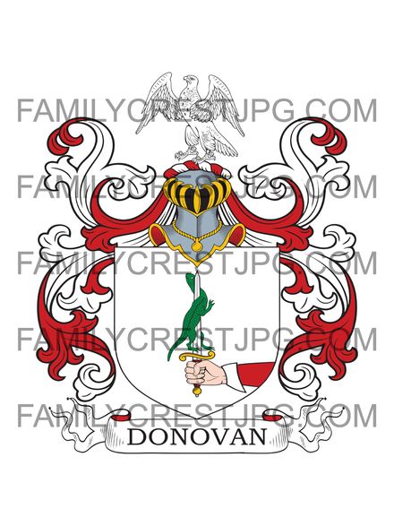 Donovan Family Crest - O&#x27;Donovan