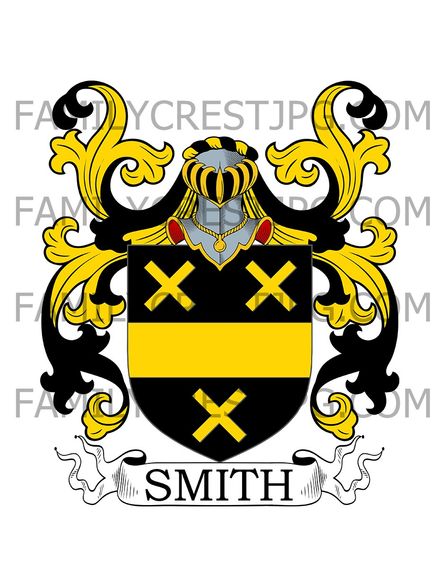 Smith Family Crest - Gloucester, England