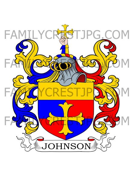 Johnson Family Crest - Kent, England