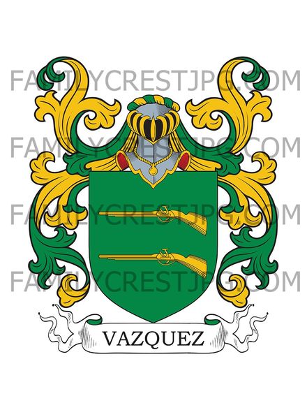 Vazquez Family Crest