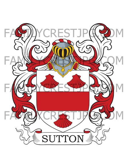 Sutton Family Crest