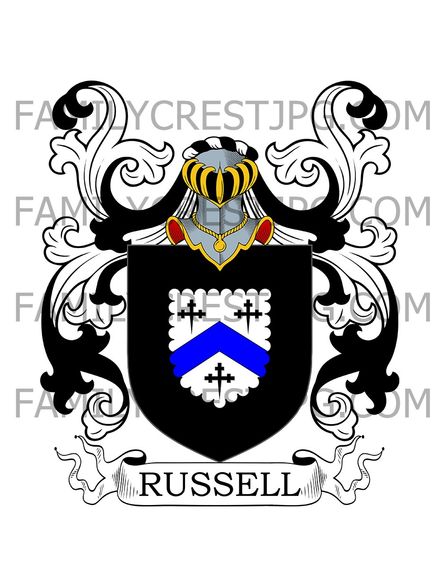 Russell Family Crest