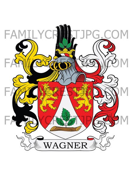 Wagner Family Crest - von Nesselwang 1879