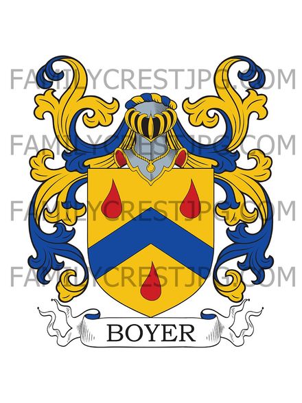 Boyer Family Crest