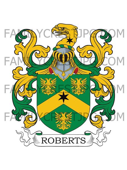 Roberts Family Crest - Dormstown Castle, co. Meath, Ireland