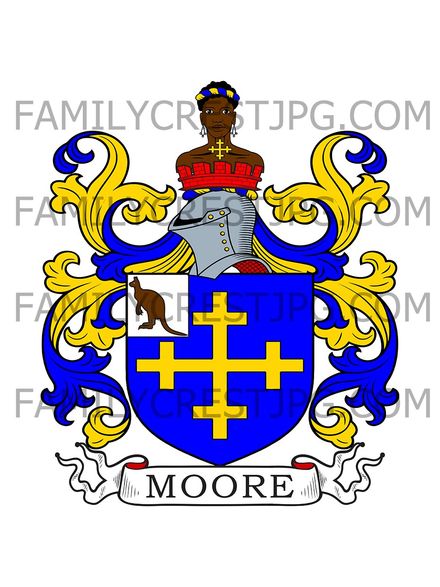 Moore Family Crest - Sydney, New South Wales, Australia