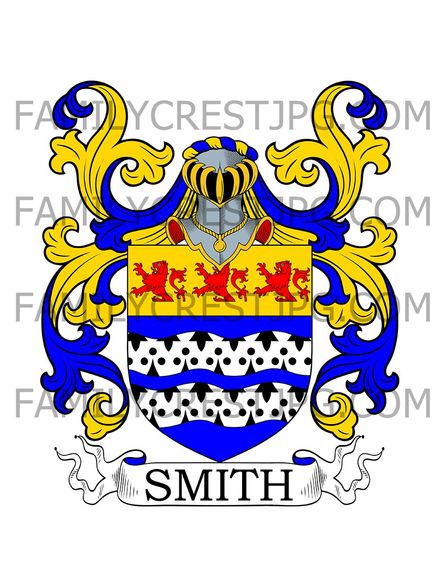 Smith Family Crest - Cheshire, England