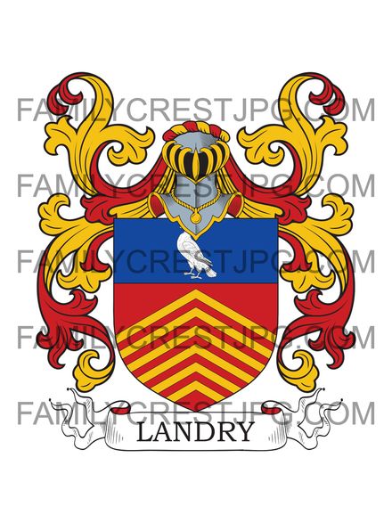 Landry Family Crest - Périgord, France