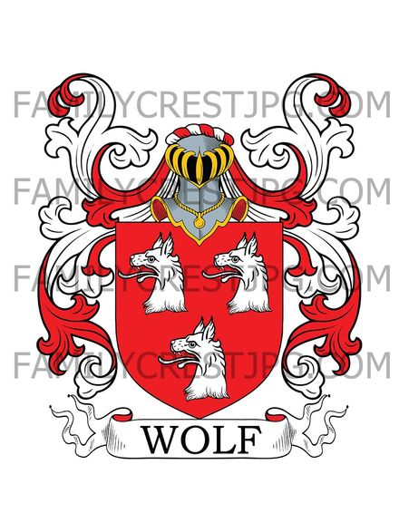 Wolf Family Crest