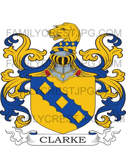 Clarke Family Crest - London