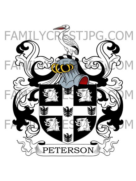 Peterson Family Crest - Scotland