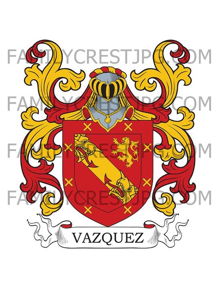 Vazquez Family Crest