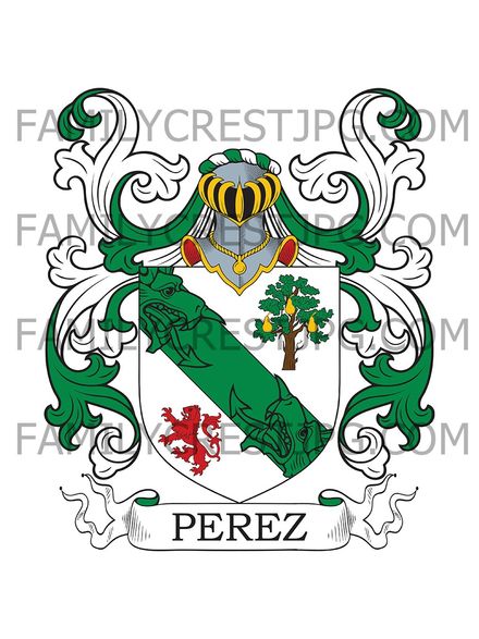 Perez Family Crest
