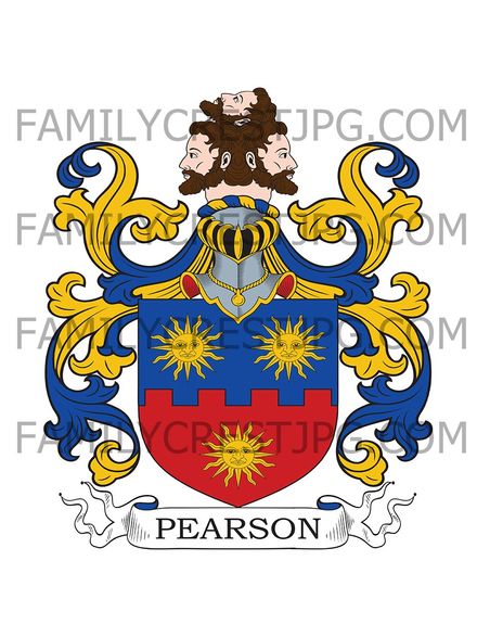 Pearson Family Crest - England