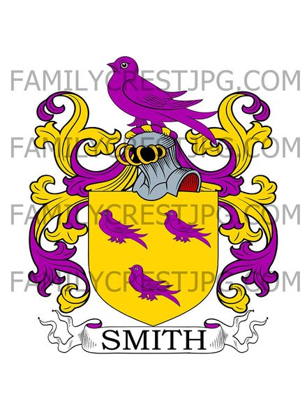 Smith Family Crest - Old Windsor, co. Berkshire, England