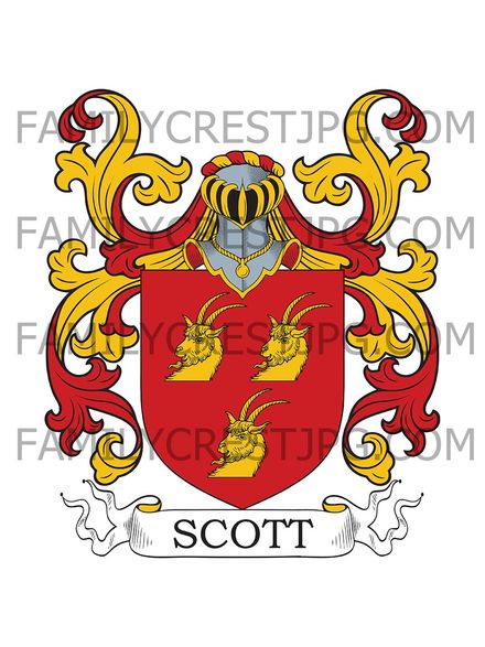 Scott Family Crest - Scotland